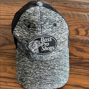 Bass Pro Shops Heathered Black and Gray Hat